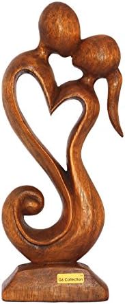 G6 kolekcija 12 Drvena ručno izrađena sažetka skulptura za ručno izradu - Vječna ljubav - poklon umjetnost