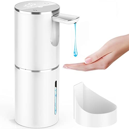 Yikhom Automatski raspršivač tekućih sapuna, 5 nivoa Podesivi USB-C punjivi na dodir, 15.56oz IR senzor Sklopivi sapuni Zidni sapuni, električni sanitetni raspršivač za kuhinjsko kupatilo