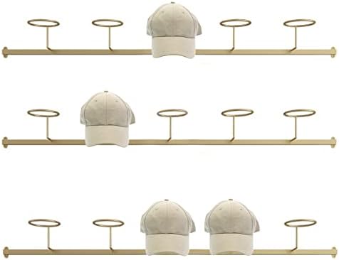 Ysma zidna viseća vertikalna kapa Organizator za Bejzbol šešir, ormar ulazni šešir držač za skladištenje za više šešira & perika, jednostavan za instalaciju