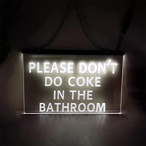 DVTEL Molimo da donesite ne koks u kupaonici neonski znak, prilagođeni USB LED neonske svjetla