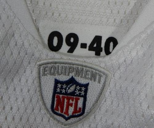2009 San Francisco 49ers Blank Igra izdana Bijeli dres Reebok 40 DP24098 - Neintred NFL igra Rabljeni dresovi