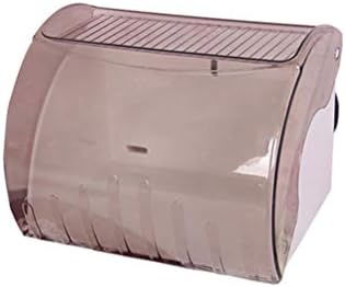 Cabilock pravokutnik vodootporni toaletni držač za papir Poklopac zidne montirane plastične kotrljane tkivne tkive kutije za usisavanje nosača polica