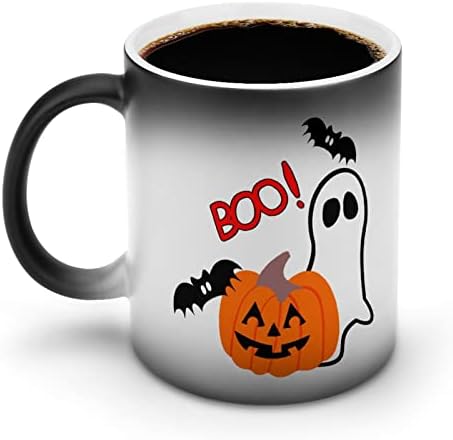 Boo Halloween Kreativna promjena boje keramička šolja za kafu šolja za promjenu topline smiješna za