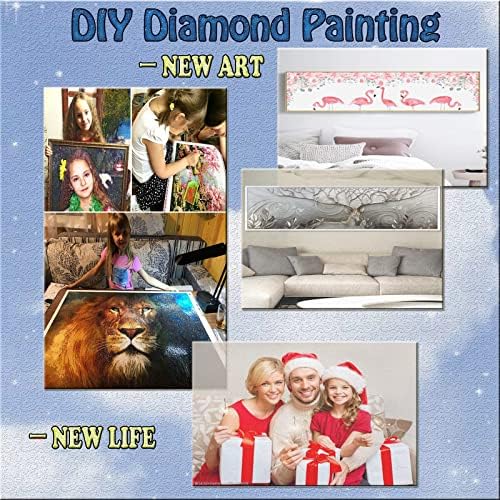 Dijamantni setovi za odrasle, Yellow Deir Diamond Art Kids početnik DIY 5D boja po brojevima, velikim punim bušilicama Dijamantna točkica Crystal Gems umetnicko potrepštine slika za kućni zidni dekor, 16x32in