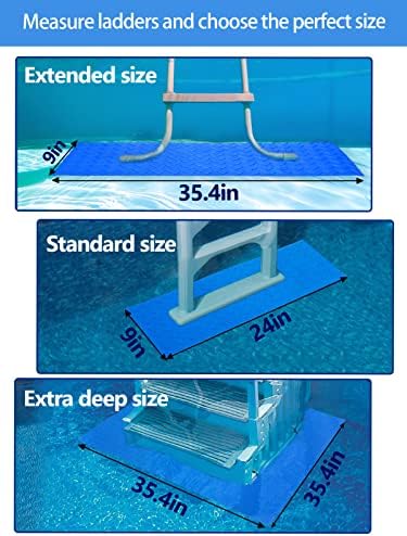 MATDER MADERDER - 24 * 9IN 2,5 mm zadebljani bazen za zgušnjivanje bazena sa neklizajućom površinom, vinilnih