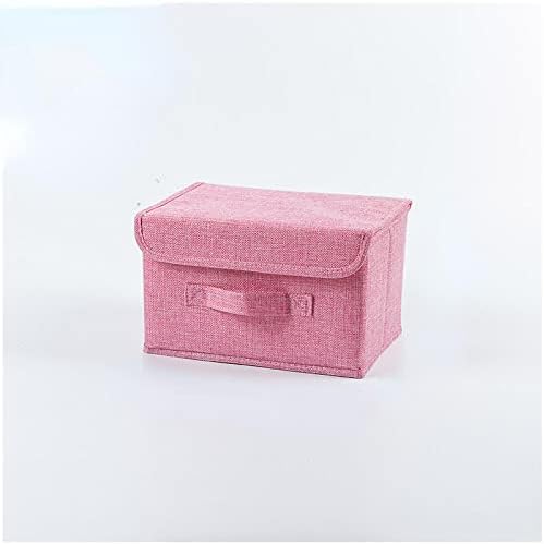 Hrtns kutija za odlaganje tkanine sklopiva kutija za odlaganje donjeg veša kućna garderoba sklopiva kutija za odlaganje Pink