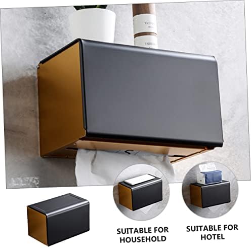 Doitool box kutija metalni papir ručnik držač papirnog ručnika za ručnik papirnog ručnika na zidnom