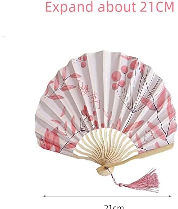 Douya Ljetni ventilator Drevni stil sklopivi ventilator kineski stil Djevojka Klasični Hanfu Dance Fan Prijenosni prijenosni mini kompaktni ventilator