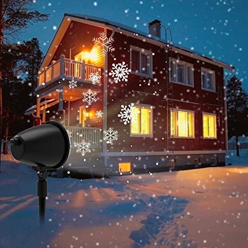 Snježne padavine LED svjetlo projektor,Syslux Božićno svjetlo za snijeg,projekcijsko svjetlo snježnih padavina