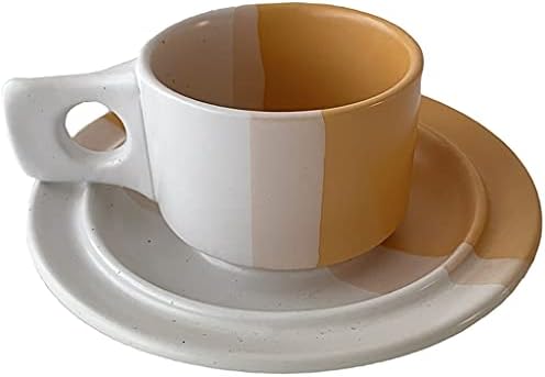 SXNBH kavana Francuska kupa kafe i tanjur se postavljaju srednjovjekovna boja koja odgovara visokotemperaturnom pucanju