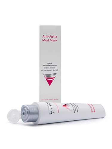 Aravia maska za podmlađivanje sa kompleksom mineralnog blata, maska od blata protiv starenja, 100 ml, 3.4 Fl