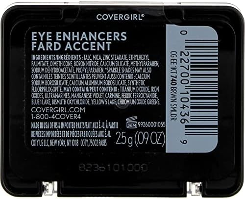 CoverGirl pojačivači očiju 1 komplet sjenilo za oči, Brown Smolder [740] 0.09 oz