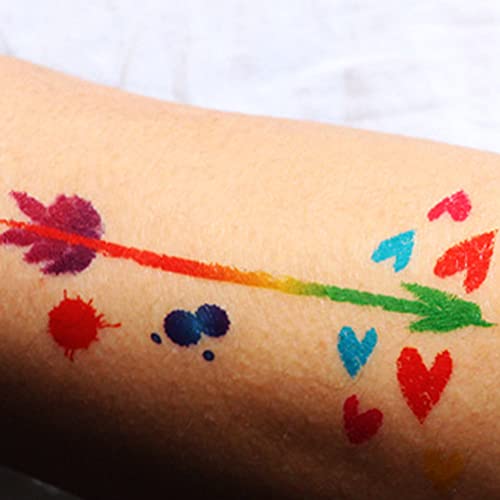 Naljepnice za tetovažu u boji Staklovne naljepnice za tetovaže Privremene tetovaže Privremene naljepnice za tetovažu lažne tetovaže karoserije lica kože naljepnice naljepnice