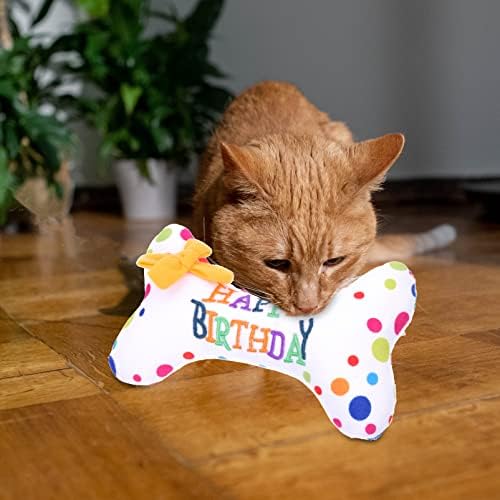 Ipetboom Mačka TOY TOY TOY TOY PET rođendan Tory Plush: 2pcs Cat Tory TOYS punjene žvakačke igračke Smiješne