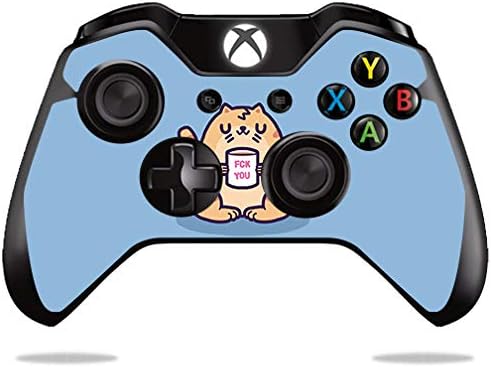 MightySkins koža kompatibilna sa Microsoft Xbox One ili s kontrolerom-F you Cat / zaštitni, izdržljivi i jedinstveni poklopac za omotavanje vinilnih naljepnica / jednostavan za nanošenje, uklanjanje i promjenu stilova / proizvedeno u SAD-u