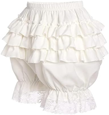 Vibsion Womens Lolita Bloomers Ruffle bundeve hlače Donje kratke hlače