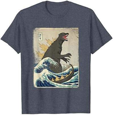 The Great Monster Off Kanagawa-Zvanični DinoMike Dizajn T-Shirt