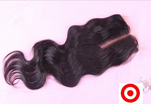 DaJun Hair 7a 3 snopovi kose sa čipkastim zatvaračima srednjeg dijela Malezijski Virgin Remy Human Hair