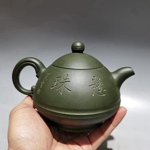Lshacn kineski yixing zisha clay teapot gongfu čajnik ljubičasta glina čajnik zeleno blato viseći lov lonk bikov 360ml