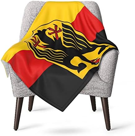 Njemačka zastava sa njemačkim orlom pločicama za odbojke Super Mekana beba dvostruka deke