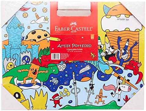 Faber-Castell artist Portfolio: art Portfolio za djecu Artwork - 9 proširivi džepovi za velike Art-17x