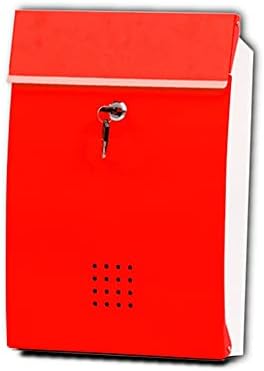 BHVXW zidni metalni poštanski sandučić kuća stan PO kutija sa ključevima protiv rđe vanjska kutija za uređenje