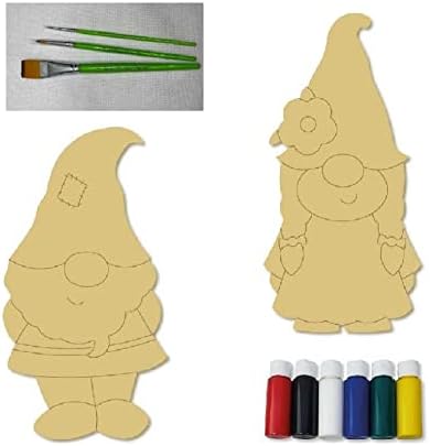 Art to Go kompleti MDF ili Canvas Paint Kistovi sve u jednom virtuelnom on-Line paint Party Gnomeo i Juliet Kit 1
