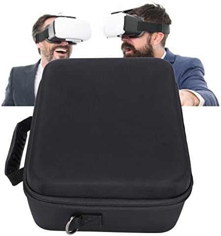 Acogedor tvrda futrola za oculus Quest 2 VR Gaming slušalice sa ramenom StrapDouble patentni patentni patentni zatvarač zaštitna kutija za zaštitu putne kutije