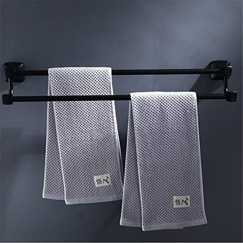 Zidno vješalice Zidni nosač 24 inča dvostruki ručnik bar crni pozlaćeni kupatilo ručnika 2 sloja