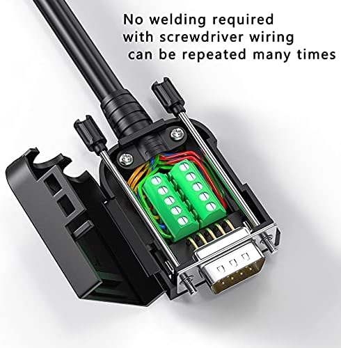 Juxinice 5packs DB9 Breakout Ženski D-Sub 9-PIN RS232 RS485 Serijski adapter za signalni modul priključka sa vijcima i odvijačem