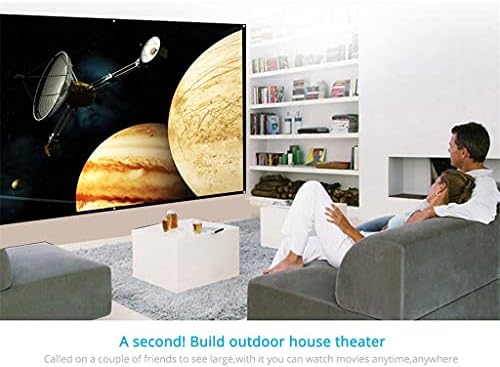 ZLXDP 70 '' Prijenosni ekran projektora 16: 9 Bijeli Dacron 70 Dijagonalni projekcijski ekran sklopivo kućno kazalište za zidnu projekciju