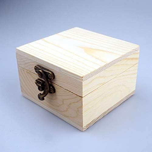Lonmaix Walnut Handmade Walnut Partition Drvena kutija za čuvanje, fotografije, nakit prsten