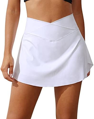 Ženske suknje za tenis u poprečnom struku Visoka struka Trčane suknje sa džepovima za kratke hlače