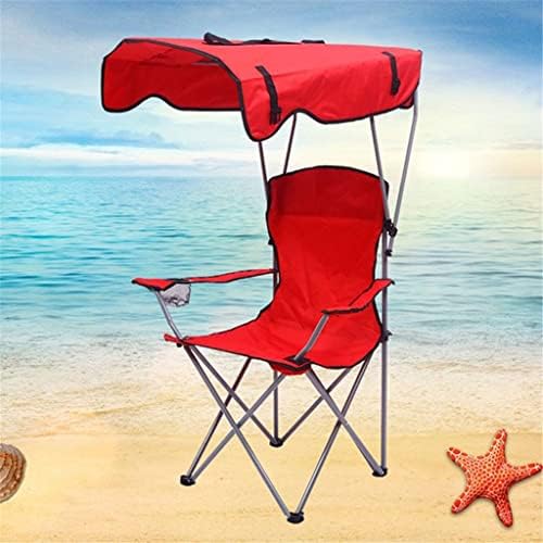 Walnuta Vanjska prijenosna sklopiva stolica na plaži preklopna stolica za odmor stolica sa nadstrešnicama kišobranskom stolicom