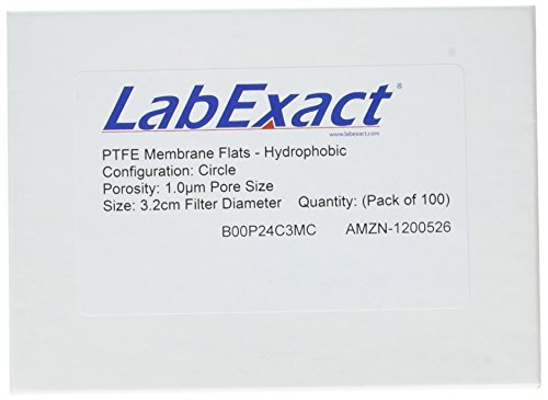 LabExact 1200526 PTFE membranski Stanovi, hidrofobni, 1,0 um, 3,2 cm