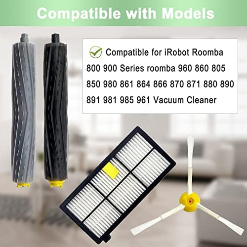 9 rezervnih dijelova kompatibilnih za iRobot Roomba 800 900 seriju 960 860 805 850 980 861 864 866 870 871
